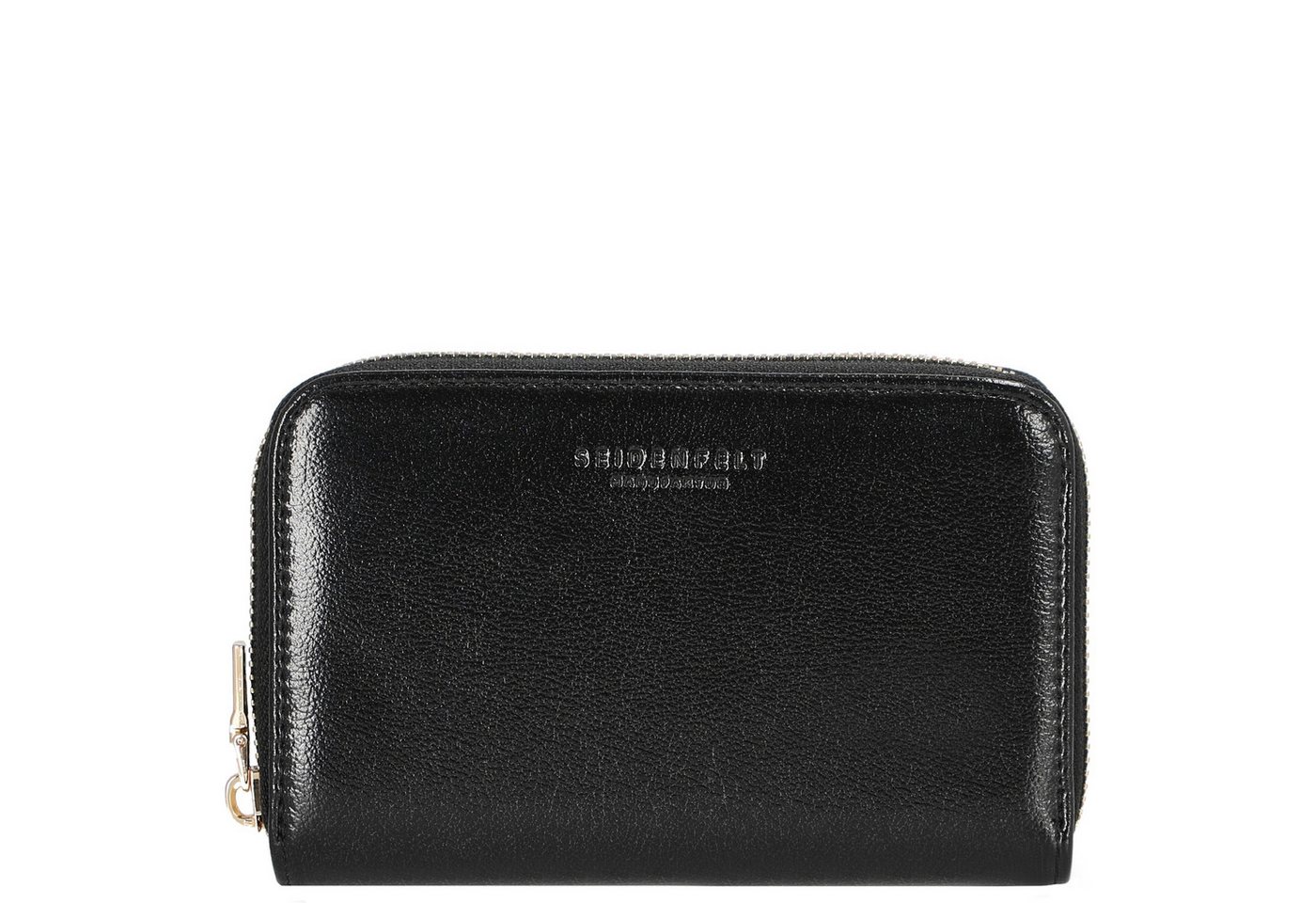 Seidenfelt Manufaktur Geldbörse Ebba - Geldbörse 4cc 15 cm (glossy black) von Seidenfelt Manufaktur