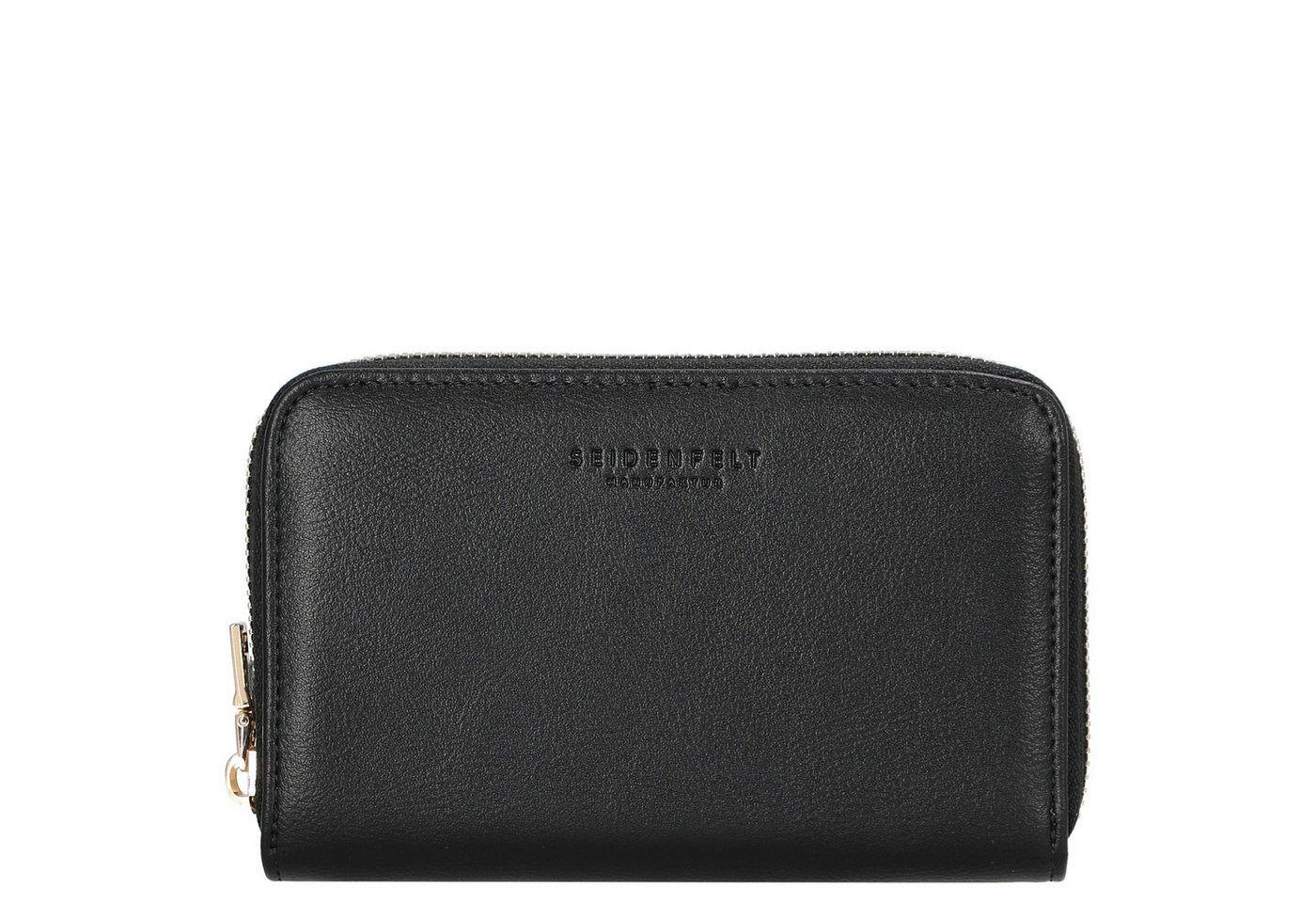 Seidenfelt Manufaktur Geldbörse Ebba - Geldbörse 4cc 15 cm (matt black) von Seidenfelt Manufaktur