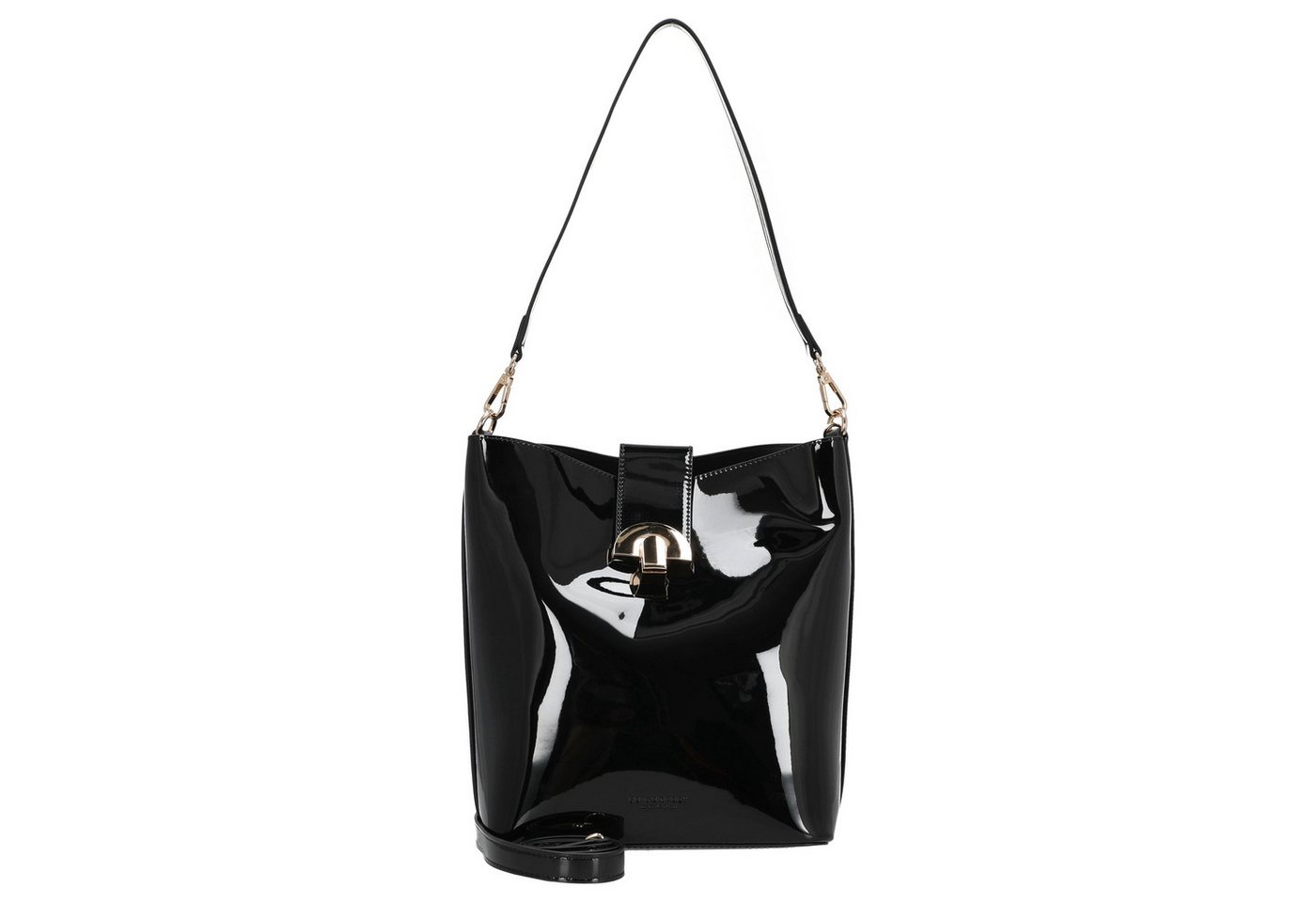 Seidenfelt Manufaktur Henkeltasche Grenaa Hobo - Schultertasche 27 cm (black) von Seidenfelt Manufaktur