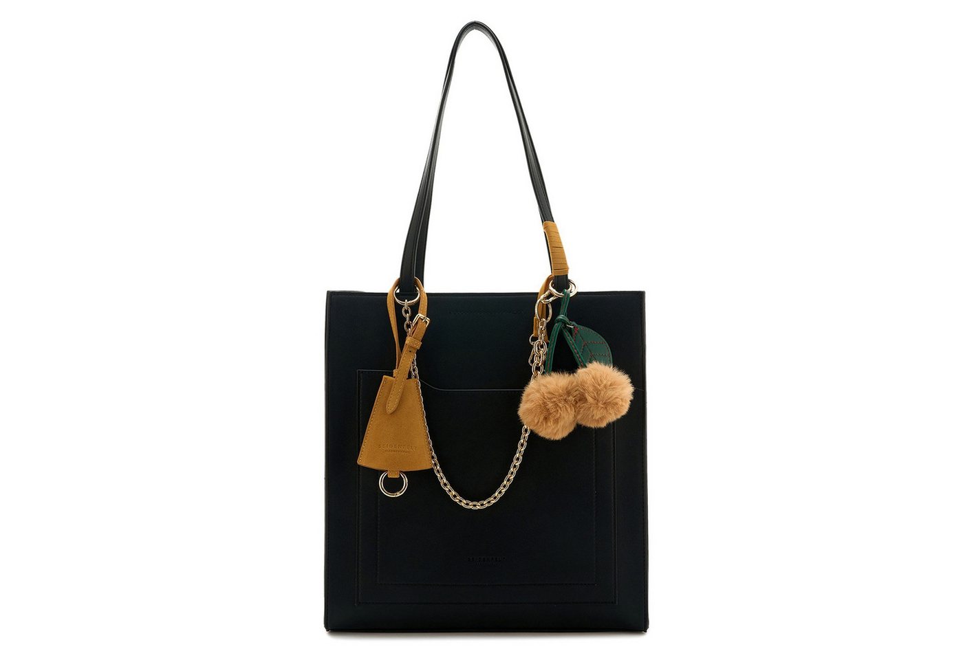 Seidenfelt Manufaktur Schultertasche Lyby, Polyurethan von Seidenfelt Manufaktur