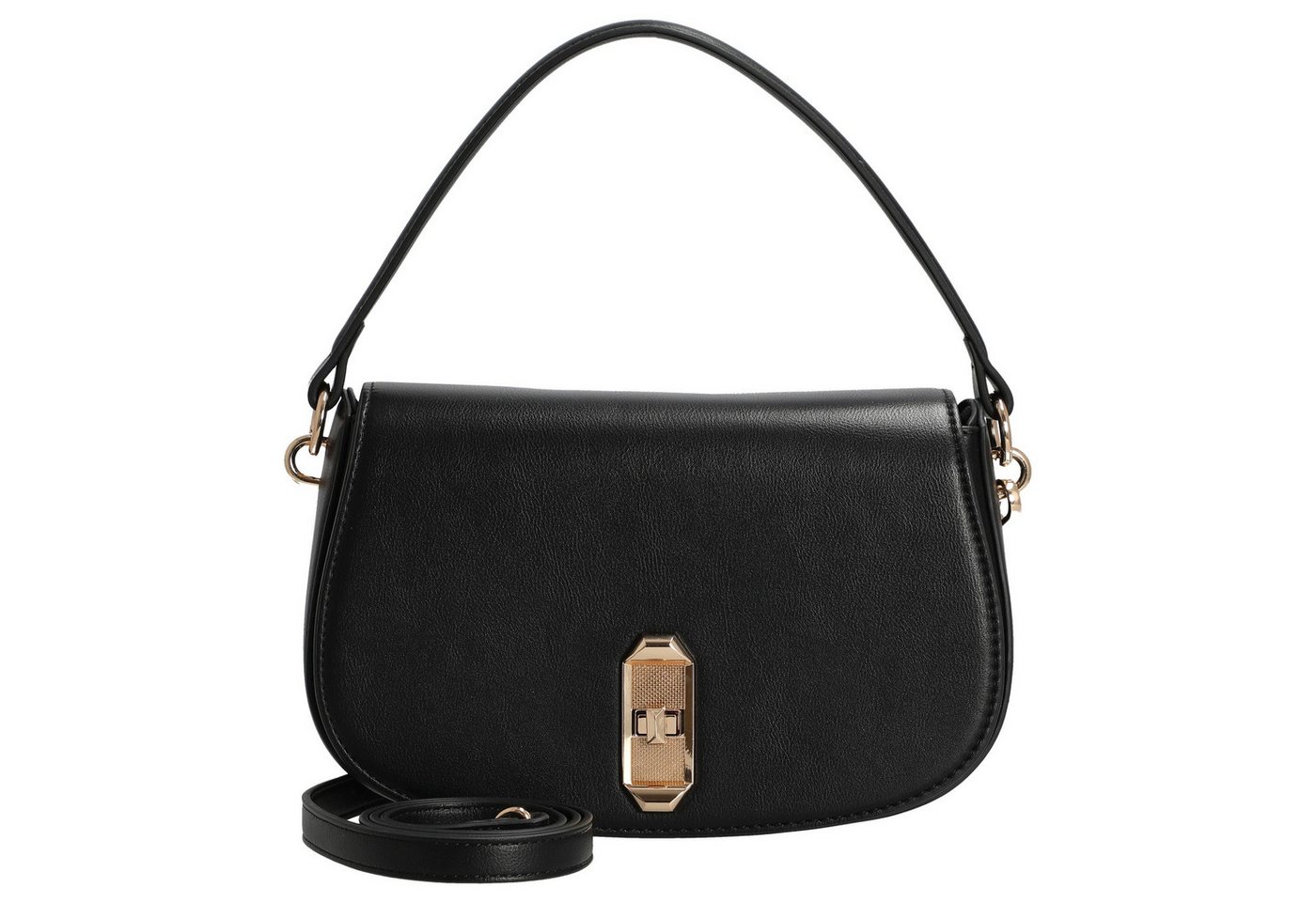 Seidenfelt Manufaktur Umhängetasche Eiby - Schultertasche 24 cm (black) von Seidenfelt Manufaktur