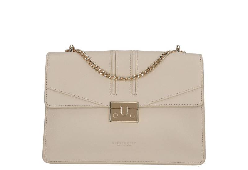 Seidenfelt Manufaktur Umhängetasche Roros Big - Schultertasche 28 cm (tofu beige) von Seidenfelt Manufaktur