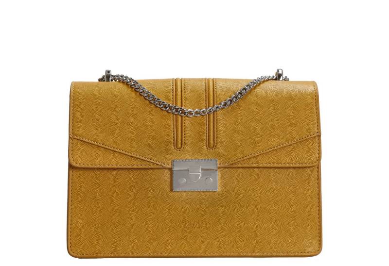Seidenfelt Manufaktur Umhängetasche Roros Big - Schultertasche 28 cm (mustard) von Seidenfelt Manufaktur