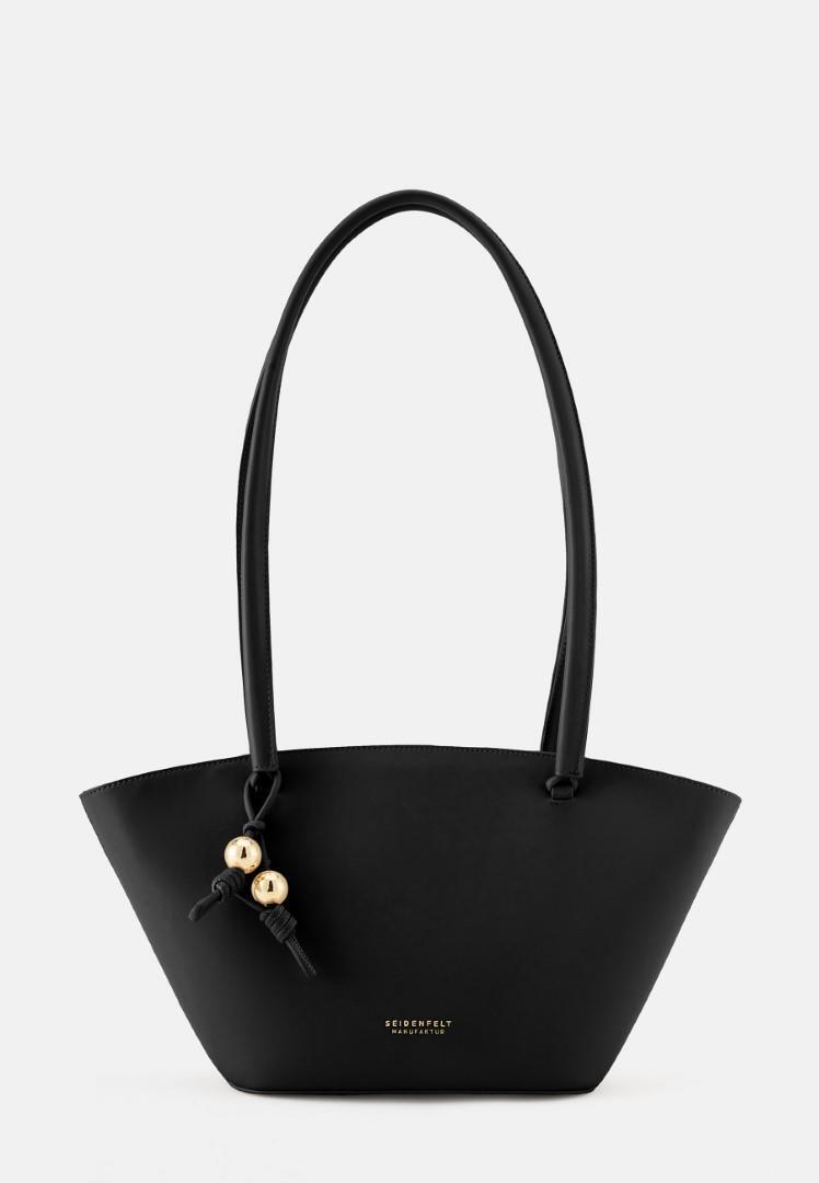 Seidenfelt - Cityshopper Arvaja Midi Tulip Shopper Black Schwarz von Seidenfelt