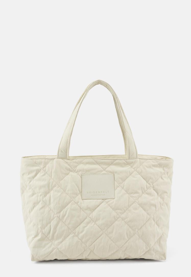 Seidenfelt - Cityshopper Hetta Big Tote Buttermilk Offwhite von Seidenfelt