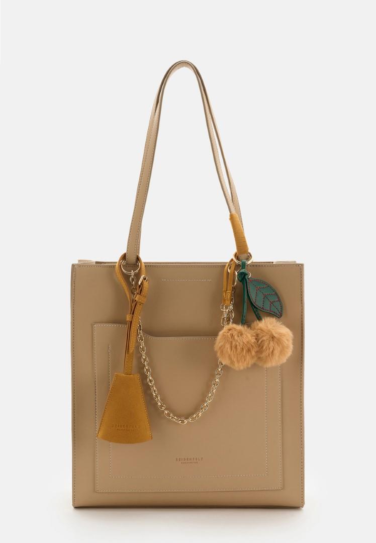 Seidenfelt - Cityshopper Lyby Shopper Warm Beige Beige von Seidenfelt
