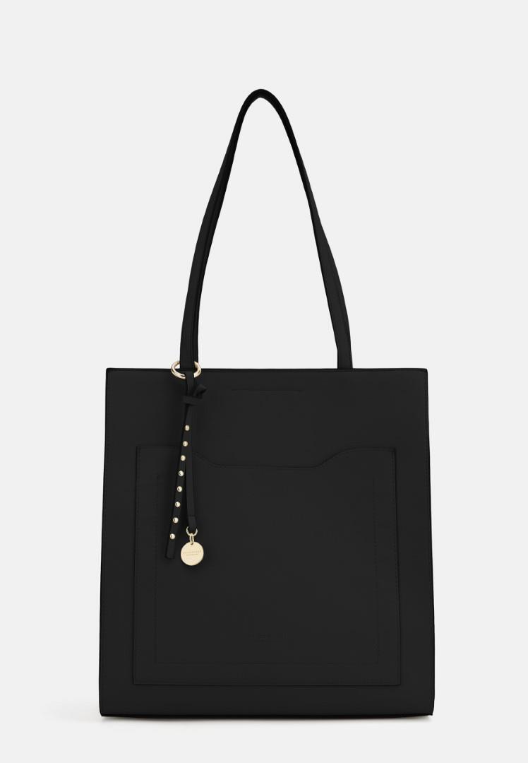 Seidenfelt - Cityshopper Senja Shopper Black Schwarz von Seidenfelt