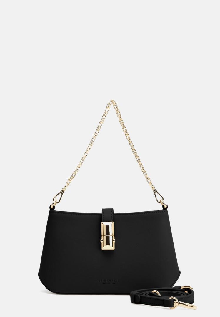 Seidenfelt - Handtasche Lilla Ro Little Shoulderbag Black Schwarz von Seidenfelt