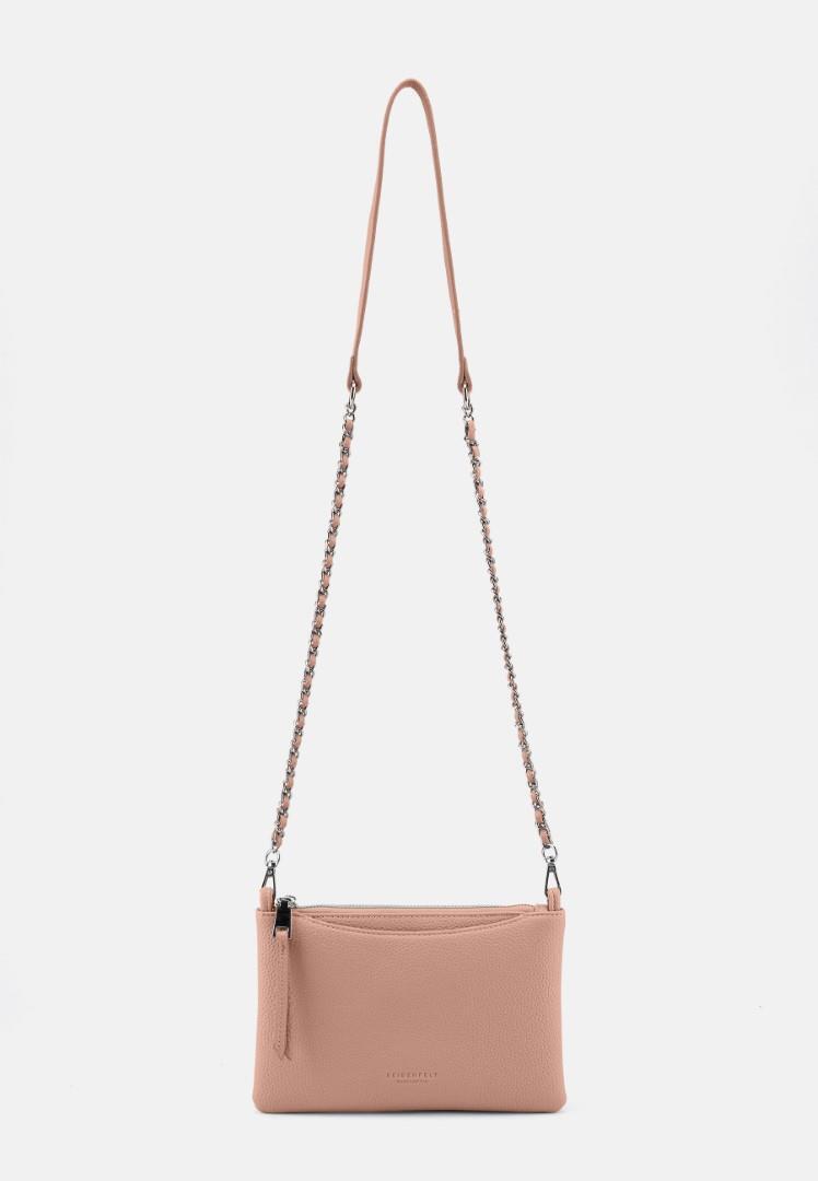 Seidenfelt - Handtasche Malvik Small Crossbag With Chain Shy Rose Rosa von Seidenfelt