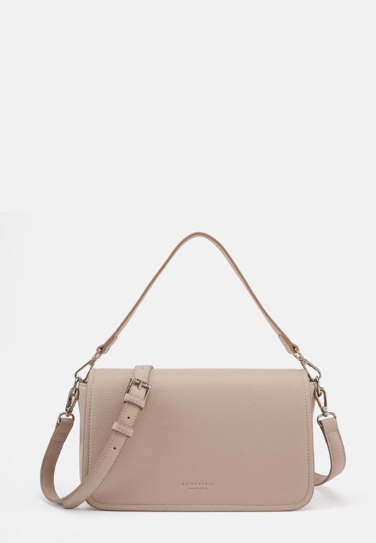 Seidenfelt - Handtasche Mit Reißversc Malvik Shoulderbag Summer Stone Kiesel von Seidenfelt