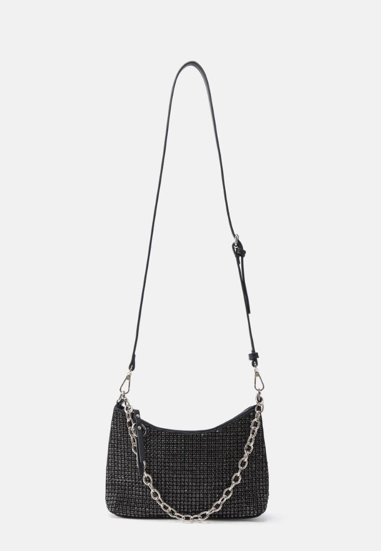 Seidenfelt - Handtasche Mit Überschla Herlev Shoulderbag Black Schwarz von Seidenfelt