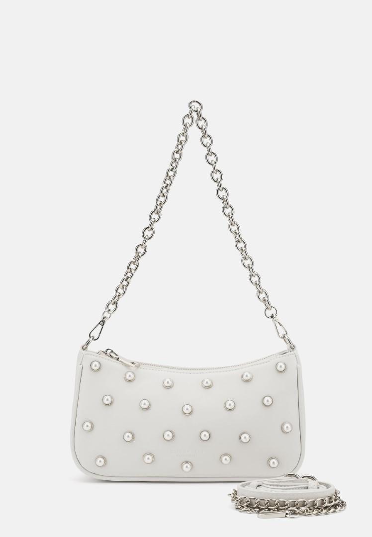 Seidenfelt - Handtasche Tydal Pochette Bright White Weiß von Seidenfelt