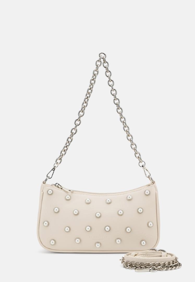 Seidenfelt - Handtasche Tydal Pochette Cream Beige von Seidenfelt