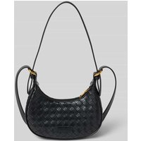 Seidenfelt Handtasche in Flecht-Optik Modell 'KINNA' in Black, Größe 1 von Seidenfelt