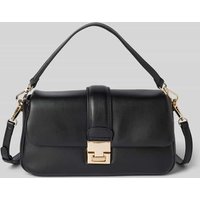 Seidenfelt Handtasche in Leder-Optik Modell 'DALARNA' in Black, Größe 1 von Seidenfelt
