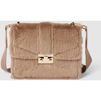 Seidenfelt Handtasche mit Klickverschluss Modell 'Fluffy Roros' in Mittelbraun, Größe One Size von Seidenfelt