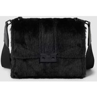 Seidenfelt Handtasche mit Klickverschluss Modell 'Fluffy Roros' in Black, Größe One Size von Seidenfelt