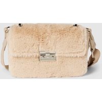 Seidenfelt Handtasche mit Klickverschluss Modell 'Fluffy' in Sand, Größe One Size von Seidenfelt