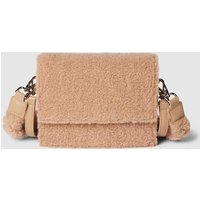 Seidenfelt Handtasche mit Klickverschluss Modell 'Hellvi' in Camel, Größe One Size von Seidenfelt
