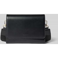 Seidenfelt Handtasche mit Label-Prägung Modell 'TOLITA' in Black, Größe One Size von Seidenfelt