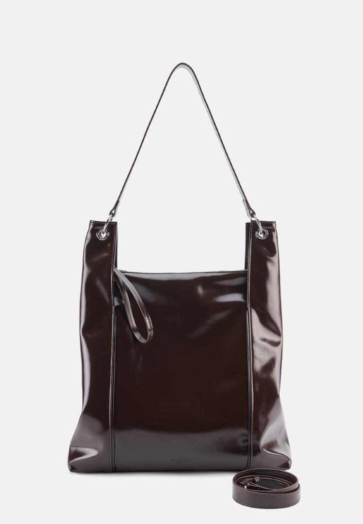 Seidenfelt - Hobobag Delary Hobo Dark Chocolate Dunkelbraun von Seidenfelt