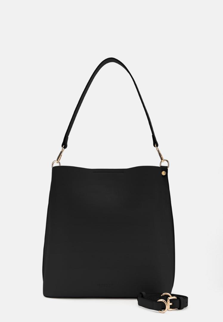 Seidenfelt - Hobobag Lilla Ro Midi Hobo Black Schwarz von Seidenfelt