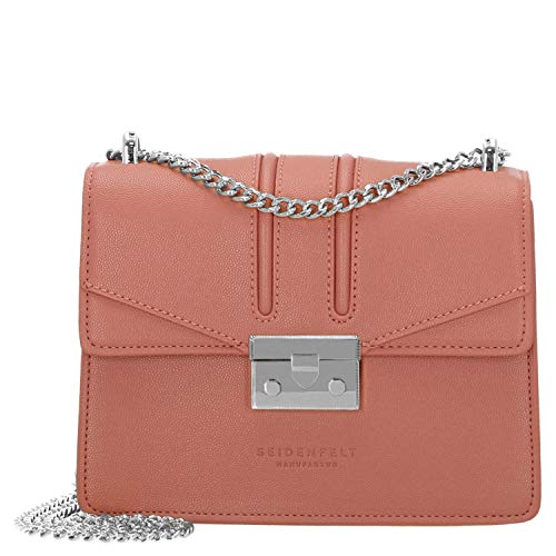 Seidenfelt Roros - Schultertasche 21 cm blush silver von SEIDENFELT MANUFAKTUR