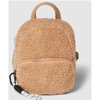 Seidenfelt Rucksack in Teddyfell-Optik Modell 'Hellvi' in Camel, Größe 1 von Seidenfelt
