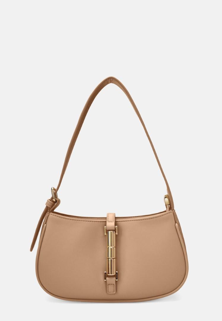 Seidenfelt - Rv-Handtasche Loviisa Shoulderbag Coffee & Cream Hellbraun von Seidenfelt