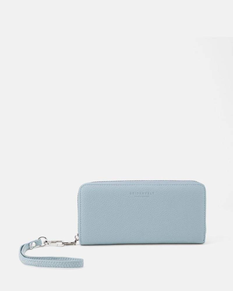 Seidenfelt - SEIDENFELT PU Langbörse Smilla Rv Börse Sky Blue Hellblau von Seidenfelt