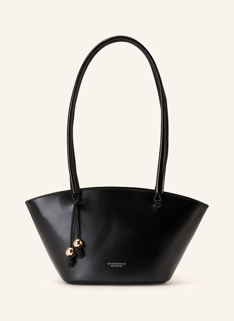 Seidenfelt Schultertasche Arvaja Tulip Medium schwarz von Seidenfelt