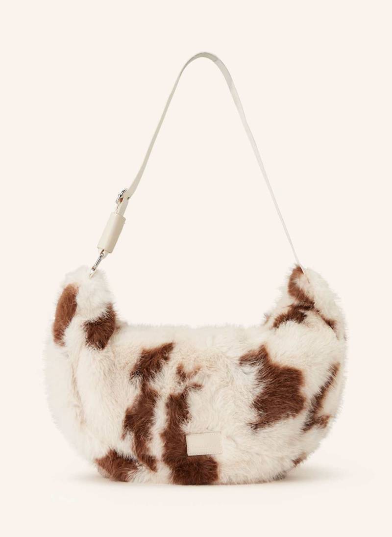 Seidenfelt Schultertasche Norrlida weiss von Seidenfelt