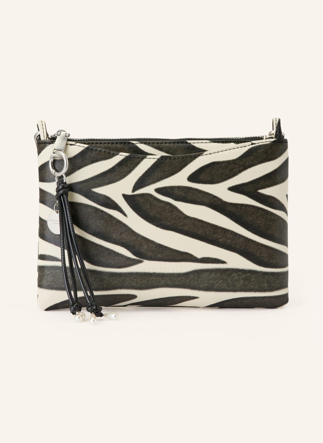 Seidenfelt Schultertasche Sandve beige von Seidenfelt