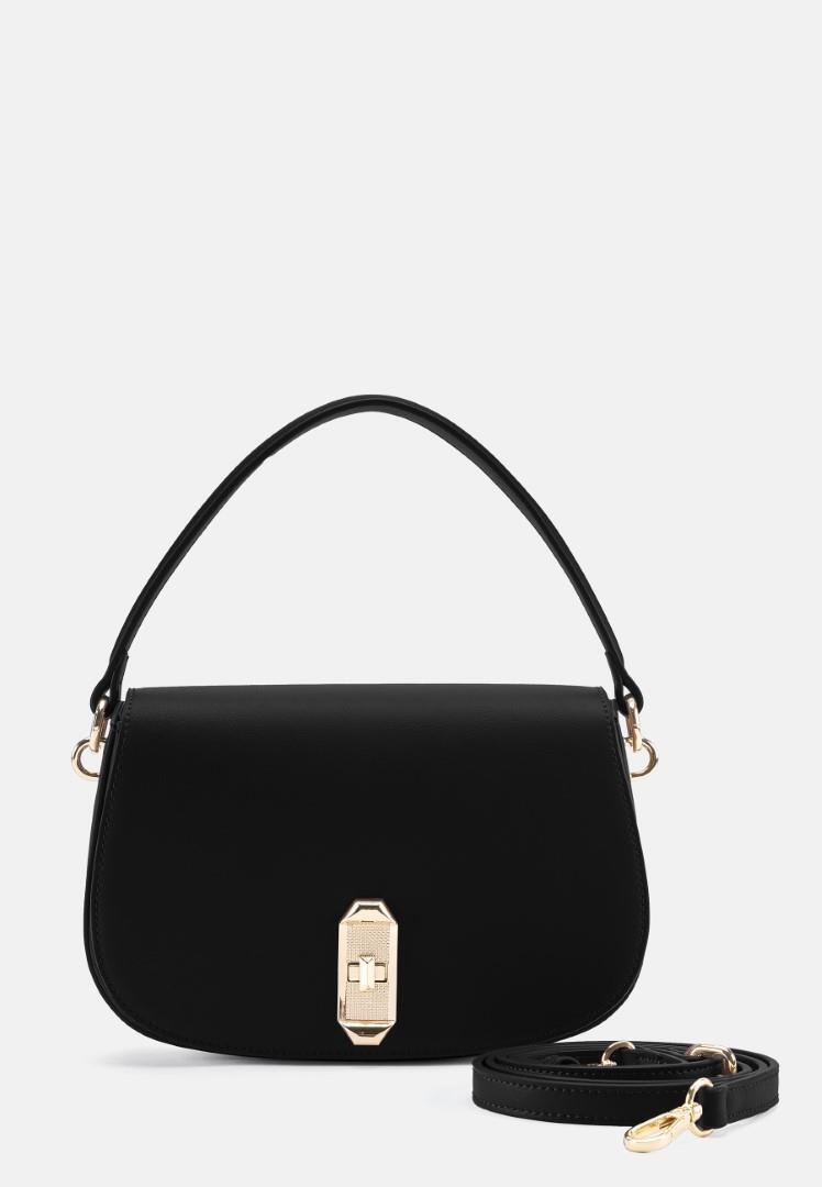 Seidenfelt - Üb-Handtasche Eiby Shoulderbag Black Schwarz von Seidenfelt