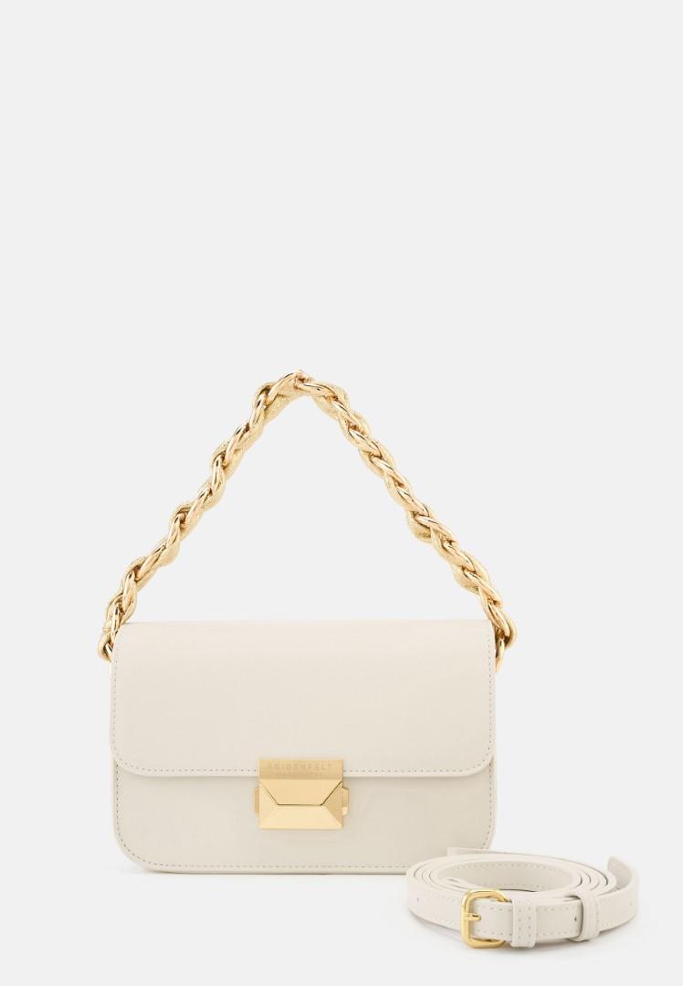 Seidenfelt - Üb-Handtasche Hallila Boxy Crossbag Beige Beige von Seidenfelt