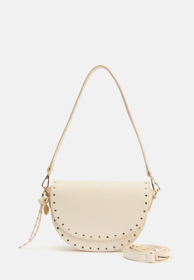 Seidenfelt - Üb-Handtasche Senja Saddle Beige Beige von Seidenfelt