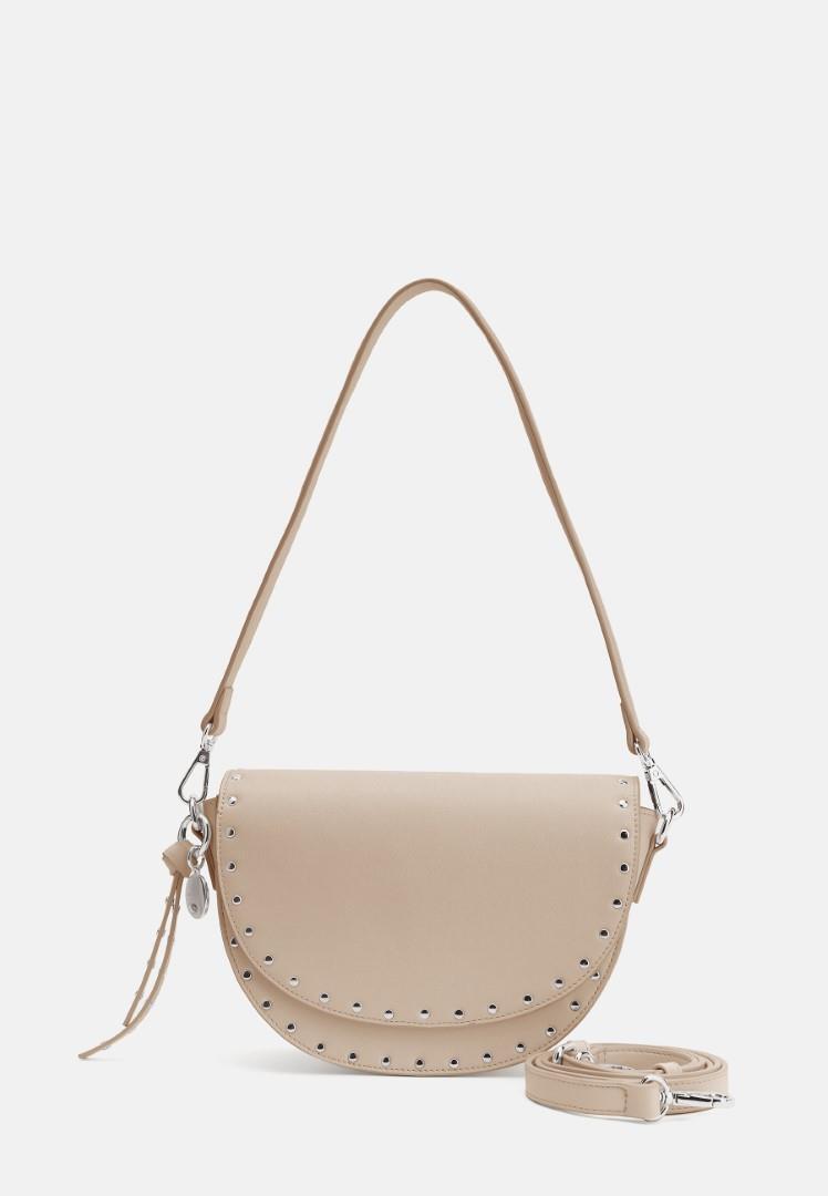 Seidenfelt - Üb-Handtasche Senja Saddle Light Sand Sand von Seidenfelt