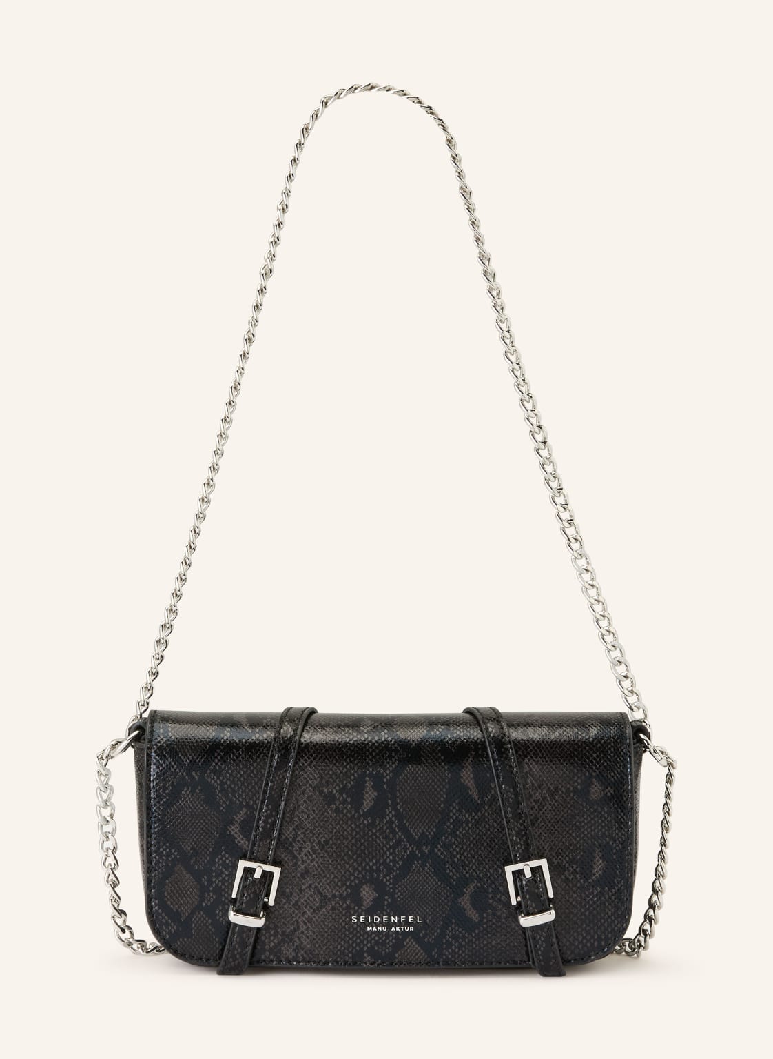 Seidenfelt Umhängetasche Lilleby schwarz von Seidenfelt