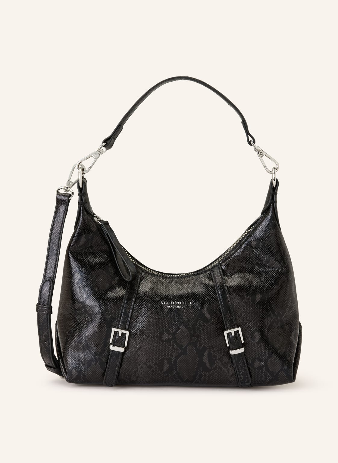 Seidenfelt Handtasche Lilleby schwarz von Seidenfelt