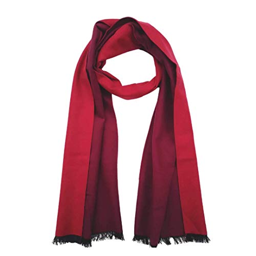 SEABRIGHT Schal 100% Seide Seidenflanell Seidenschal Flauschig Warm Dick SC-S-CDF-1404E2 Dunkelrot Rot SEABRIGHT Schal 100% Seide Seidenflanell Seidenschal Flauschig Warm Dick SC-S-CDF-1404E2 Dunkelrot Rot von Seidenflanell, Silk Flannel by SeaBright