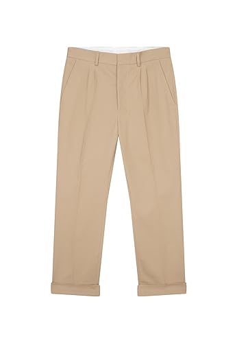 Seidensticker Studio Herren Regular Fit Chino, Beige, 37 von Seidensticker