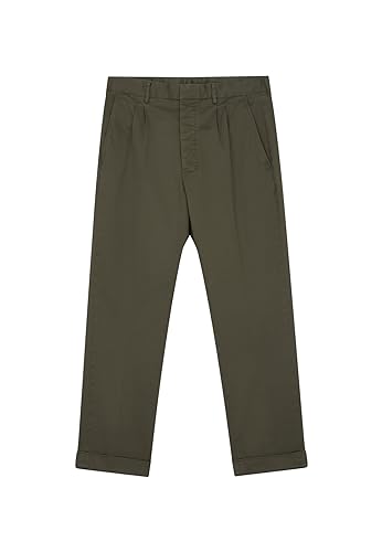 Seidensticker Studio Herren Regular Fit Chino, Dunkelgrün, 37 von Seidensticker Studio