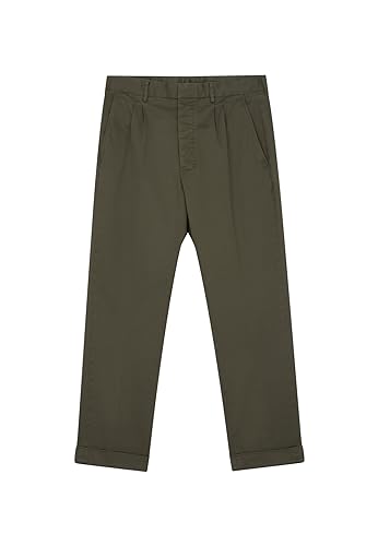Seidensticker Studio Herren Regular Fit Chino, Dunkelgrün, 37 von Seidensticker