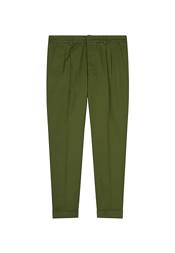 Seidensticker Studio Herren Regular Fit Chino, Dunkelgrün, 46 von Seidensticker Studio