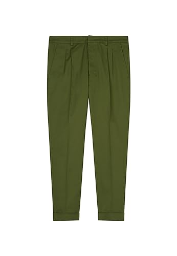 Seidensticker Studio Herren Regular Fit Chino, Dunkelgrün, 46 von Seidensticker