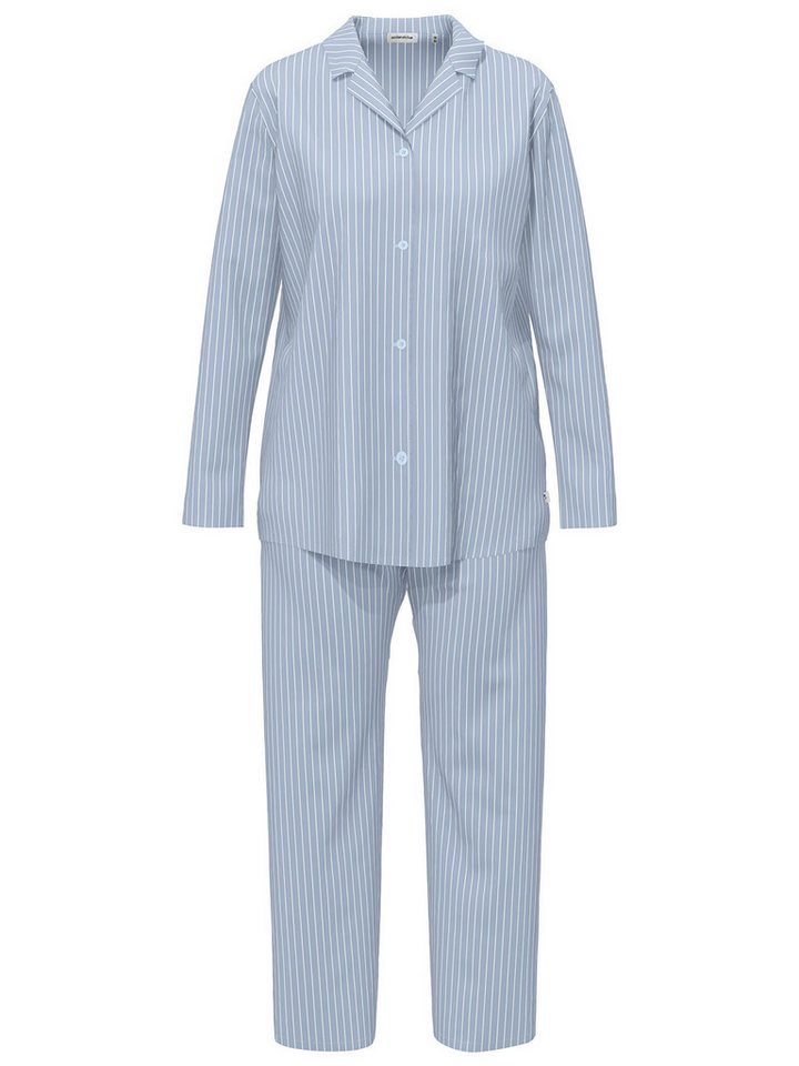 Seidensticker schwarze Rose Pyjama Damen Pyjama Set lang bodywear (Stück, 1 tlg) - von Seidensticker schwarze Rose