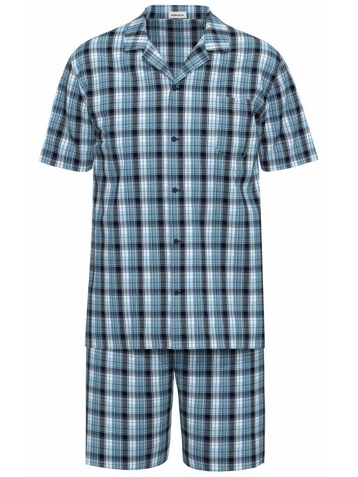 Seidensticker schwarze Rose Pyjama Herren Schlafanzug kurz (Stück, 1 tlg) von Seidensticker schwarze Rose
