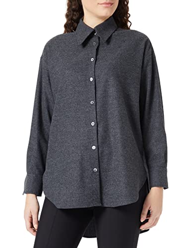 ESPRIT Damen 133531 Bluse, Grau, 34 von Seidensticker