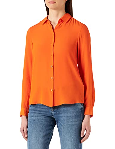 Seidensticker Damen 132561-63 Bluse, Orange, 38 von Seidensticker