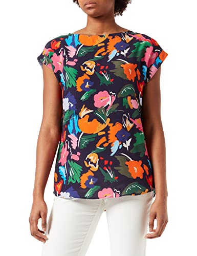 Seidensticker Damen 132632-19 Bluse, Blau, 34 von Seidensticker